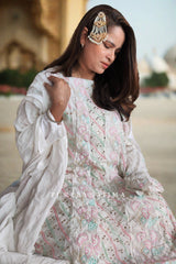 Ivory Zardozi Anarkali