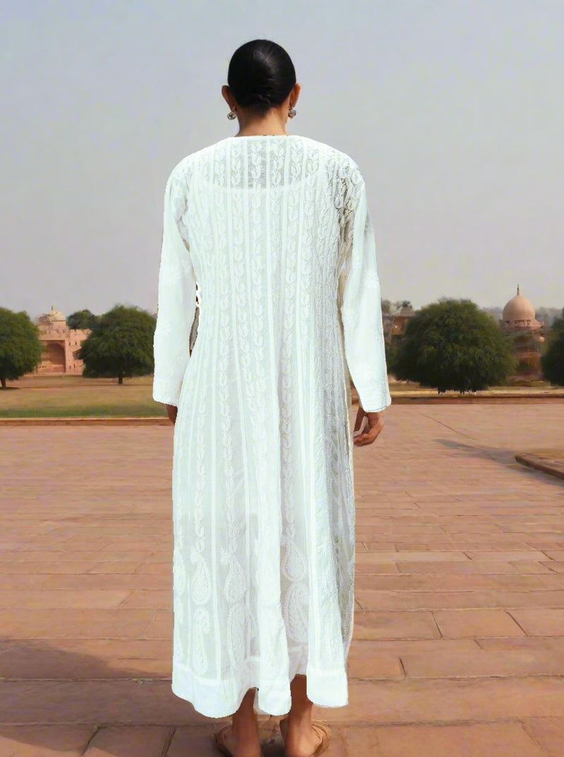 Muslin- Silk Anarkali