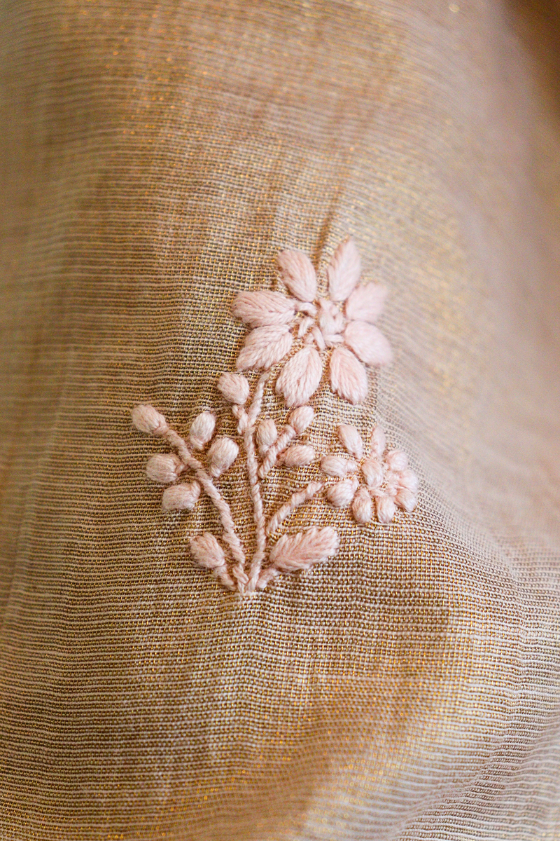 Rose Gold, Tissue- Silk