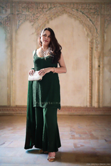 Emerald Sharara Set